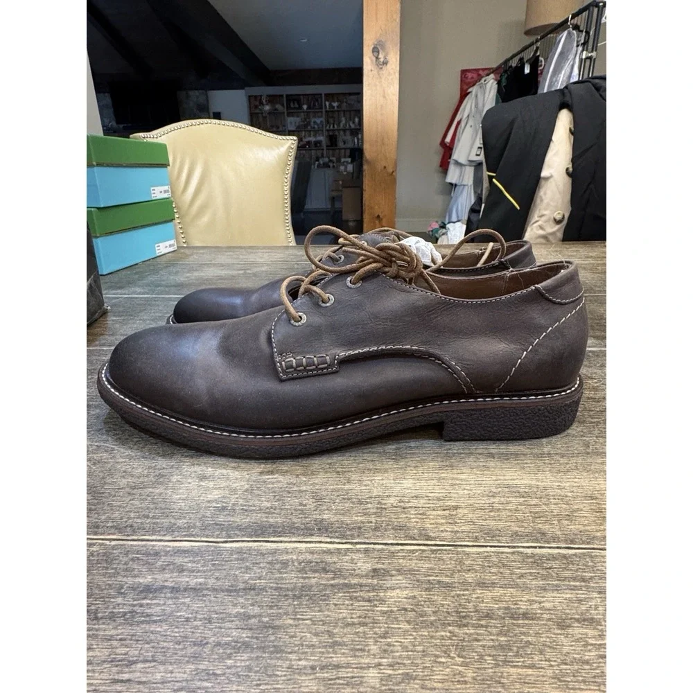 G.H. Bass & Co.‎ Vintage Men's Bruno Oxford Leather Shoes Size 11.5 Chocolate